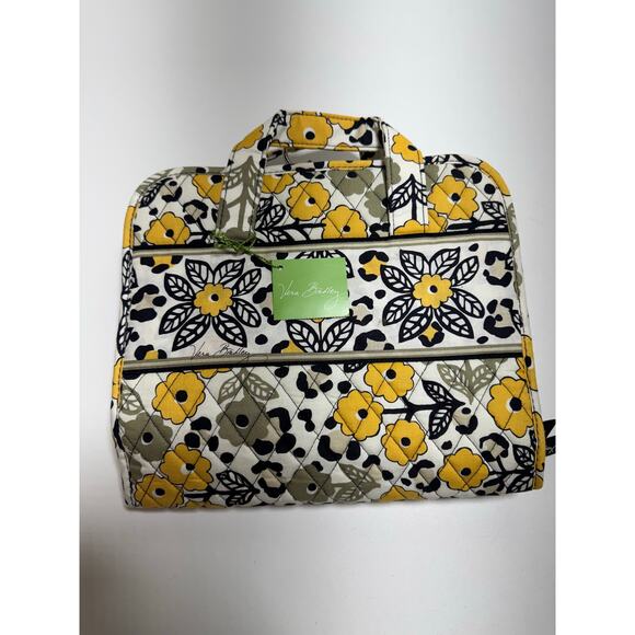 Vera Bradley Handbags - Vera Bradley Go Wild 3 Fold Travel Hanging Organizer New With Tags Yellow Black